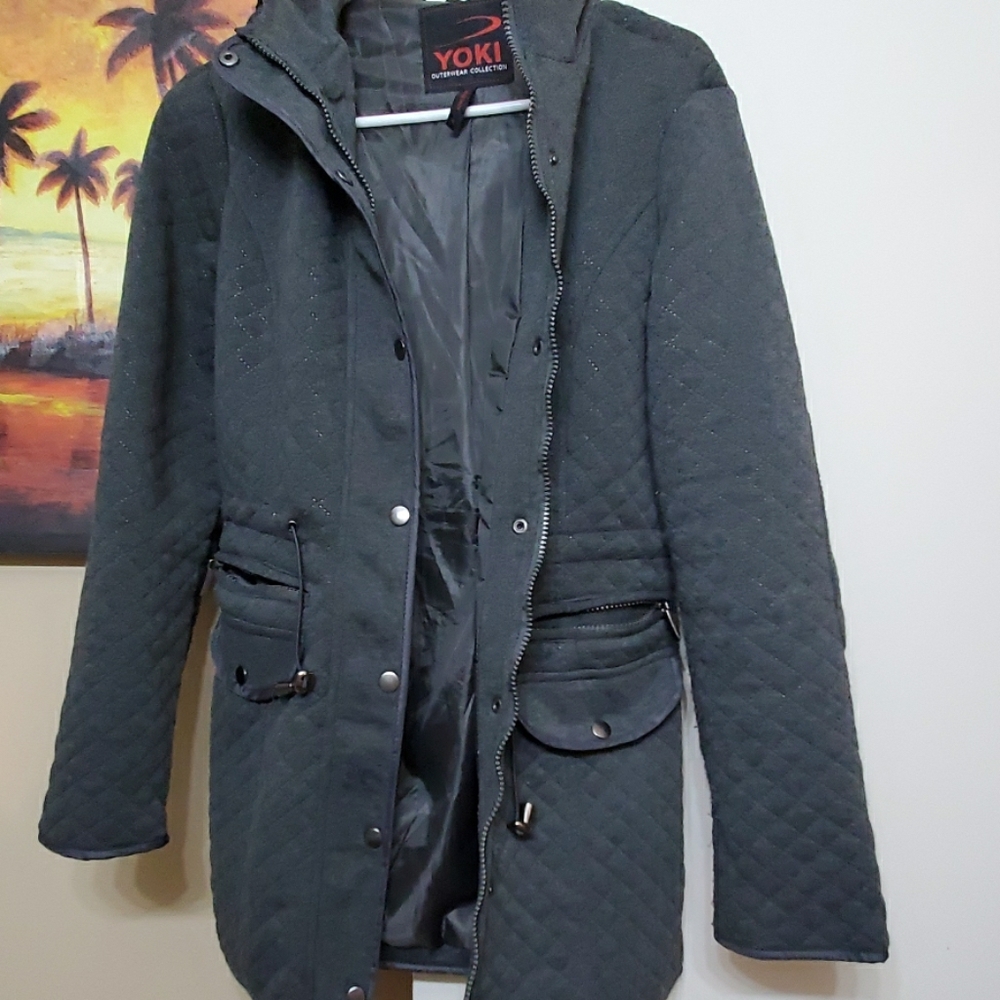 Yoki Quilt patterned jacket